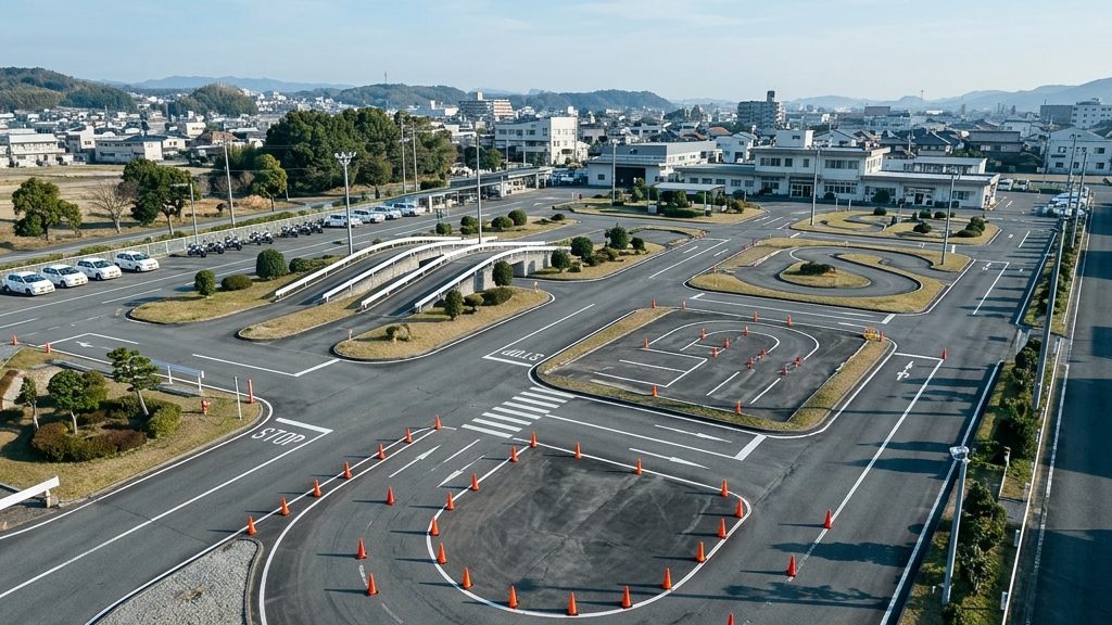 バイク合宿免許の教習コース