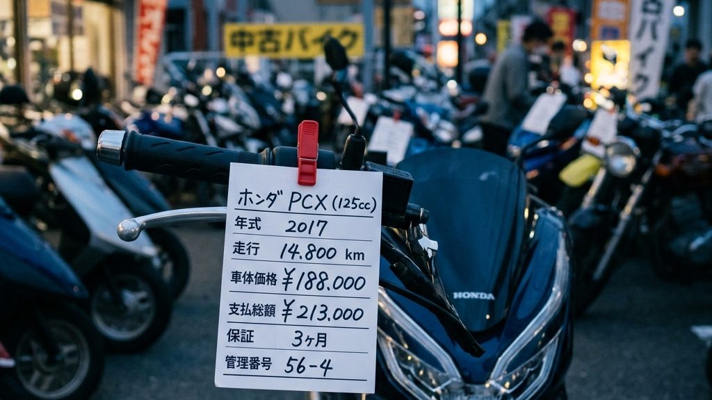 PCX160中古 価格帯