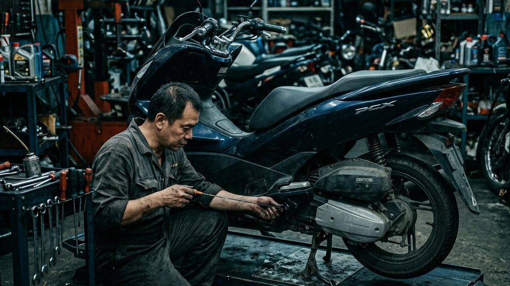 PCX160中古 初期メンテ