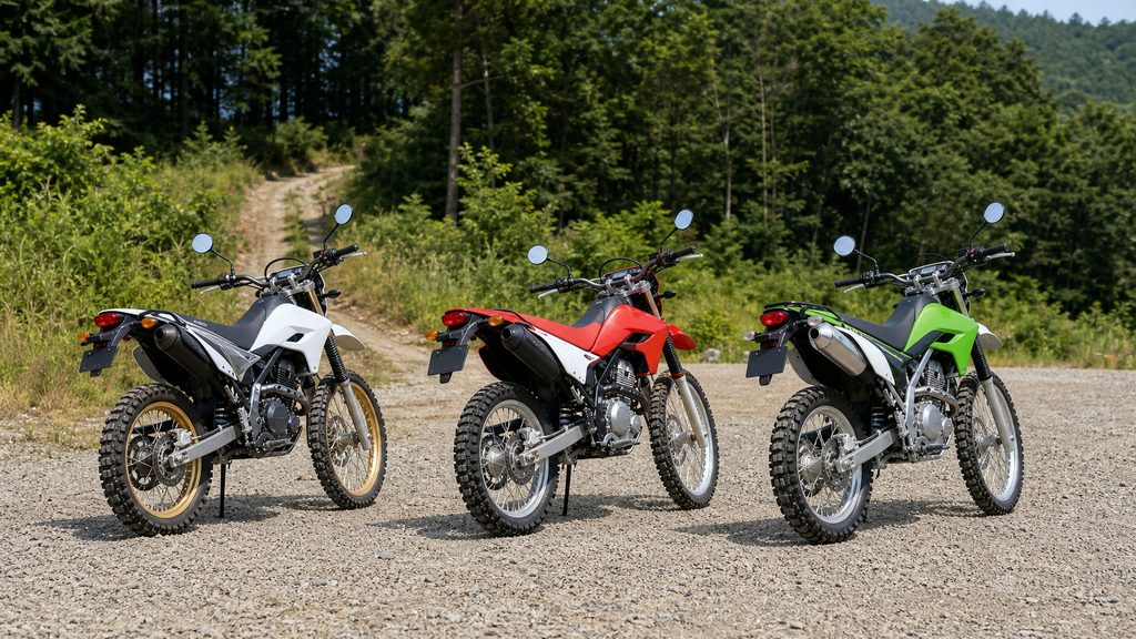 CRF250L・セロー250との兼用バランスを比較するのイメージ