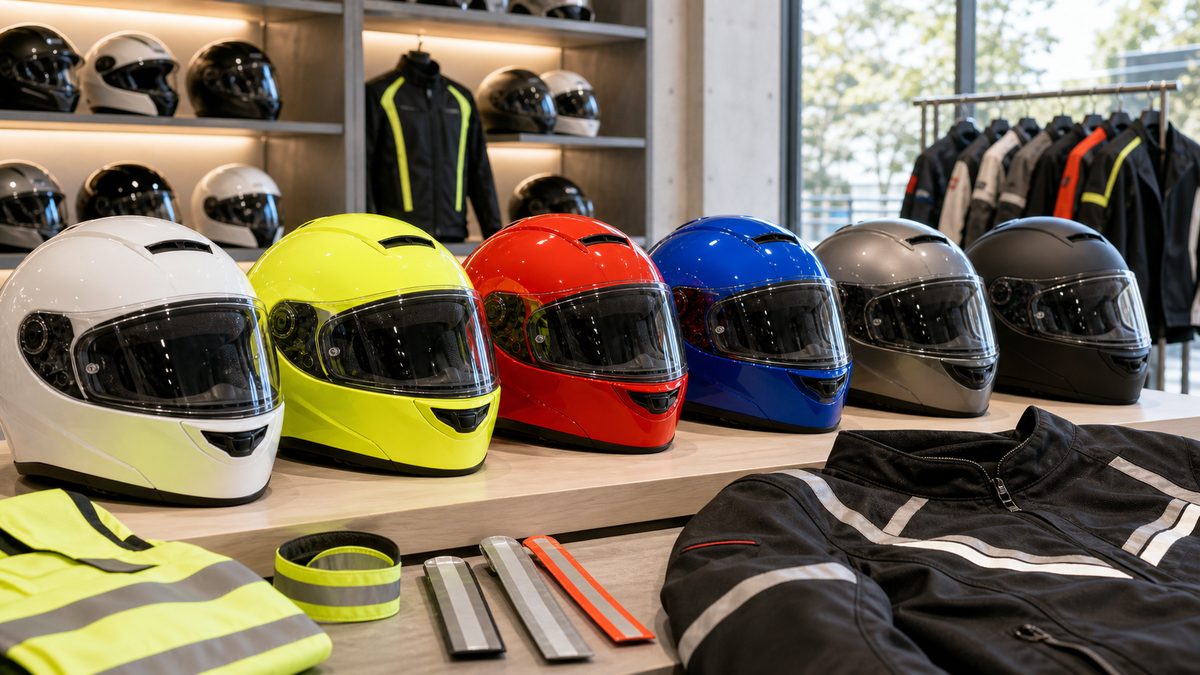 ヘルメットの色と視認性ランキング｜事故率を下げる選び方と人気色の落とし穴