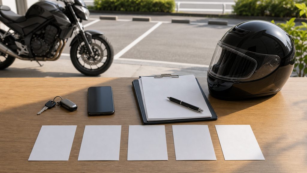 バイク盗難発覚から24時間以内にやるべき5ステップのイメージ