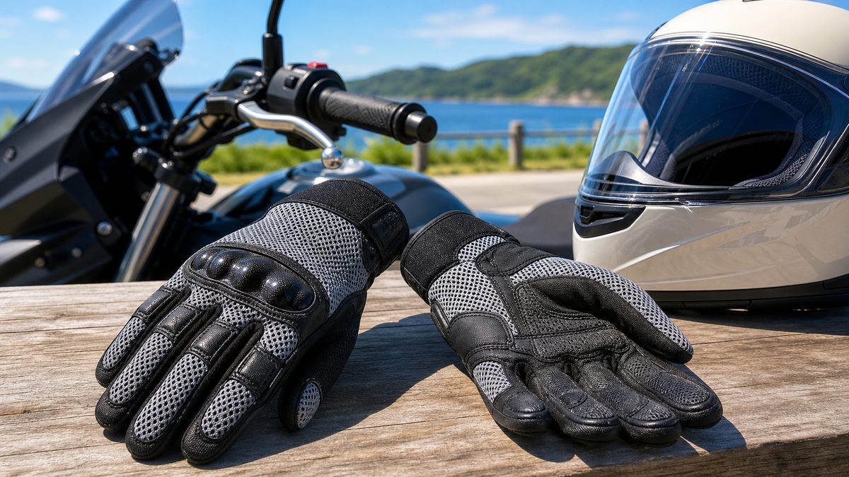 バイク夏用メッシュグローブ おすすめ：プロテクター付き通気性比較ガイド