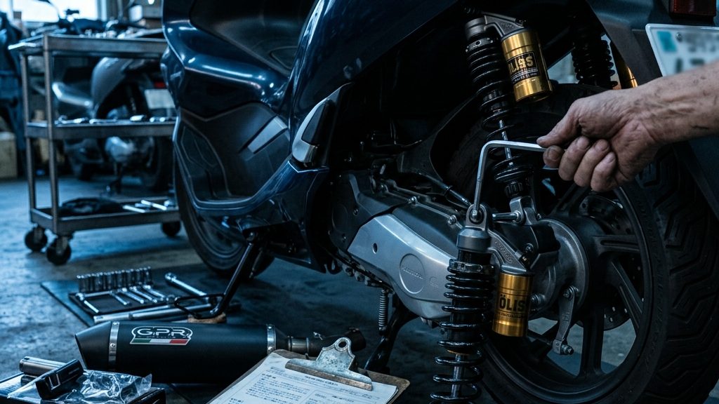 ホンダPCXのカスタム完全ガイド｜定番パーツ・費用・車検対応をオーナー視点で整理 - h3 8