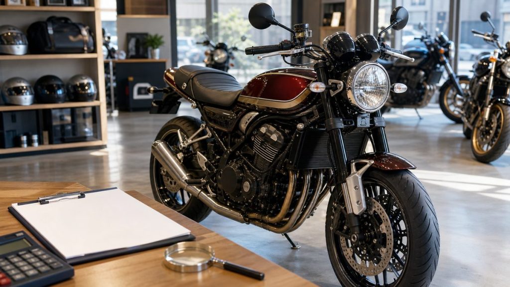 カワサキZ900RS中古の狙い目年式と価格相場を確認するイメージ