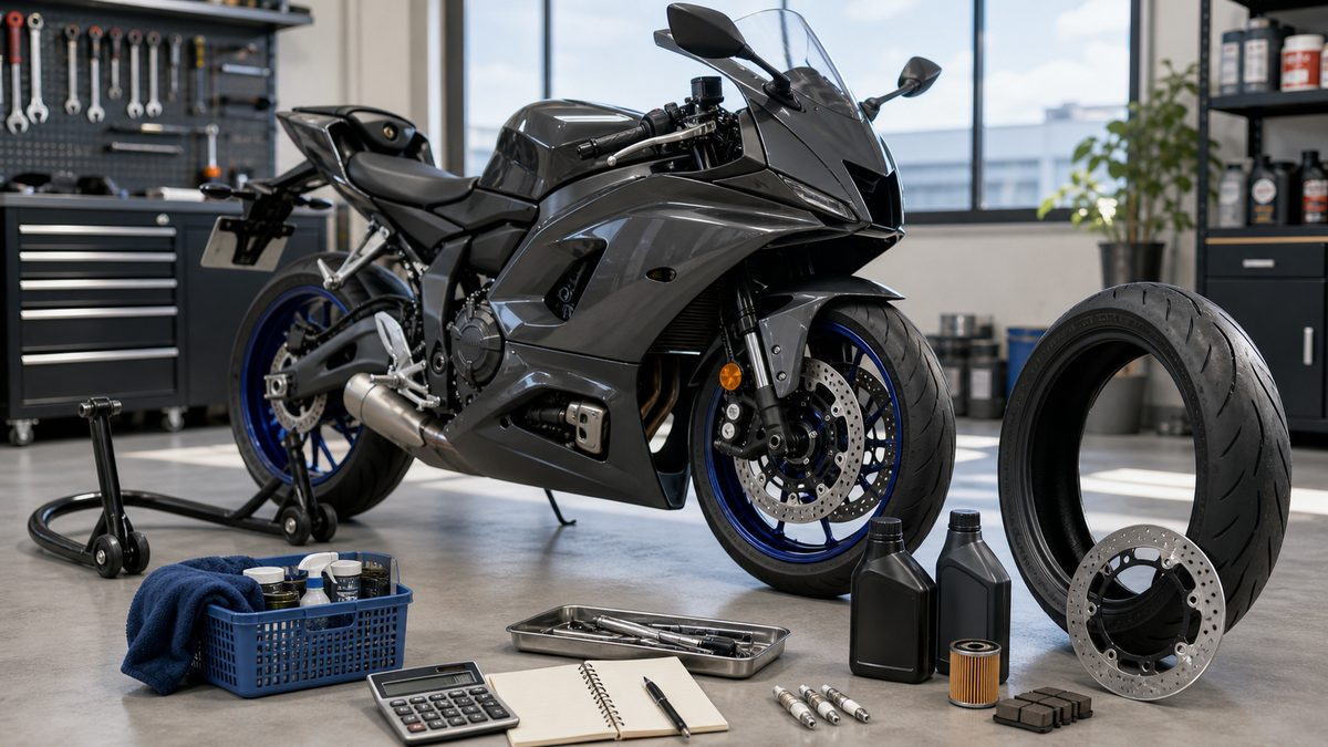 ヤマハYZF-R7の年間維持費シミュレーション｜費用の内訳と総額目安