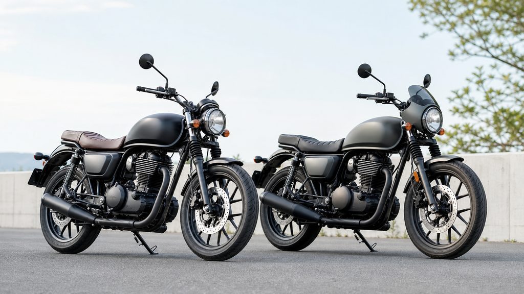 GB350とGB350Sは何が同じで何が違うのかのイメージ