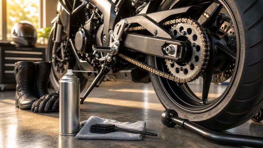 バイクチェーン注油の頻度と距離の目安は?おすすめケミカル選び方ガイド