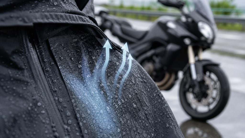 透湿度が高い=バイク向きとは限らないのイメージ